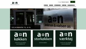 What An.dk website looked like in 2019 (5 years ago)