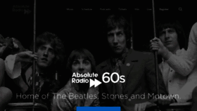 What Absoluteradio60s.co.uk website looked like in 2019 (5 years ago)