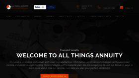 What Allthingsannuity.com website looked like in 2019 (5 years ago)