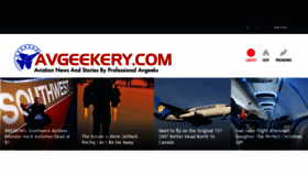 What Avgeekery.com website looked like in 2019 (5 years ago)