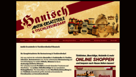 What Antik-ersatzteile-hanisch.com website looked like in 2019 (5 years ago)