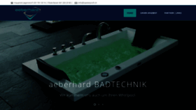 What Aeberhardbadetechnik.ch website looked like in 2019 (5 years ago)