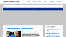 What Aplicativosgratis.com.br website looked like in 2019 (5 years ago)