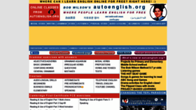 What Autoenglish.org website looked like in 2019 (5 years ago)