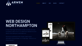 What Arwenwebdesign.com website looked like in 2019 (5 years ago)