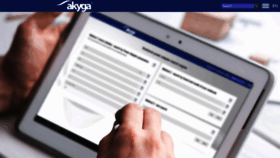 What Akyga.com website looked like in 2019 (5 years ago)