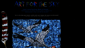 What Artforthesky.com website looked like in 2019 (5 years ago)