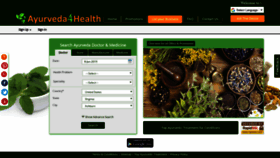 What Ayurveda4health.com website looked like in 2019 (5 years ago)