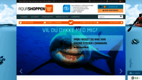 What Aquashoppen.dk website looked like in 2019 (5 years ago)