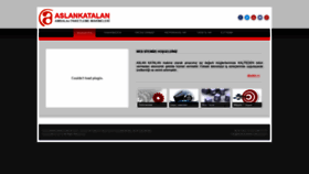 What Aslankatalanmakina.com website looked like in 2019 (5 years ago)