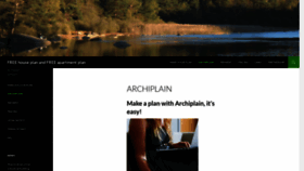 What Archiplain.com website looked like in 2019 (5 years ago)