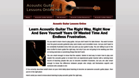 What Acousticguitarlessonsonline.net website looked like in 2019 (5 years ago)