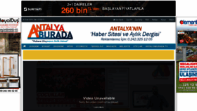 What Antalyaburada.com website looked like in 2019 (5 years ago)