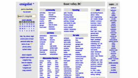 What Abbotsford.craigslist.ca website looked like in 2019 (5 years ago)