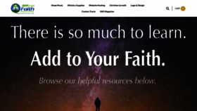What Addtoyourfaith.com website looked like in 2019 (5 years ago)