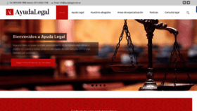 What Ayudalegal.com.ar website looked like in 2019 (5 years ago)