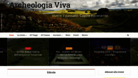 What Archeologiaviva.it website looked like in 2019 (5 years ago)