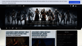 What Assassinscreed.de website looked like in 2019 (5 years ago)