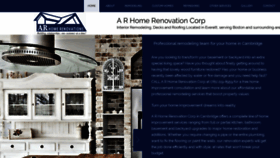 What Arhomerenovations.com website looked like in 2019 (5 years ago)