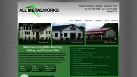 What Allmetalworksinc.com website looked like in 2019 (5 years ago)