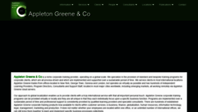 What Appletongreene.com website looked like in 2019 (5 years ago)
