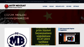 What Aktifmevzuat.com website looked like in 2019 (5 years ago)