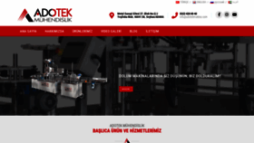 What Adotekmakina.com website looked like in 2019 (5 years ago)