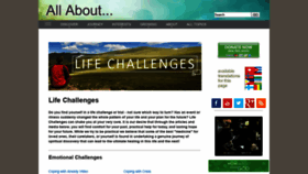 What Allaboutlifechallenges.org website looked like in 2019 (5 years ago)