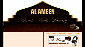 What Alameenlibrary.com website looked like in 2019 (5 years ago)
