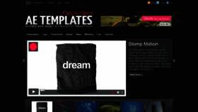 What Aftereffects-template.com website looked like in 2019 (5 years ago)