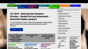 What Allgaeu-milch.de website looked like in 2019 (5 years ago)