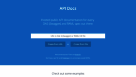 What Api-docs.io website looked like in 2019 (5 years ago)