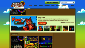 What Arcadefrontier.com website looked like in 2019 (5 years ago)