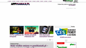 What Appmaniak.pl website looked like in 2019 (5 years ago)