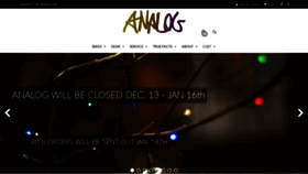 What Analogcycles.com website looked like in 2019 (5 years ago)