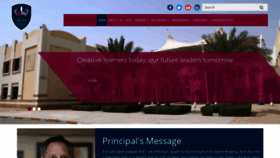 What Aja.edu.qa website looked like in 2019 (5 years ago)