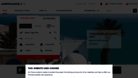 What Airfrance.de website looked like in 2019 (5 years ago)