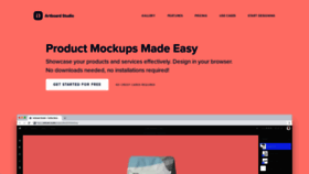 What Artboard.studio website looked like in 2019 (7 years ago)