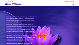 What Artofmediums.be website looked like in 2019 (6 years ago)