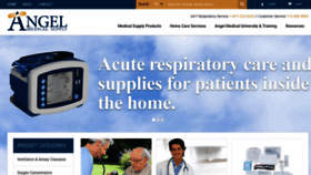 What Angelmedicalsupply.com website looked like in 2019 (5 years ago)