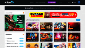 What Animeflv.net website looked like in 2019 (5 years ago)