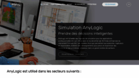 What Anylogic.fr website looked like in 2019 (5 years ago)