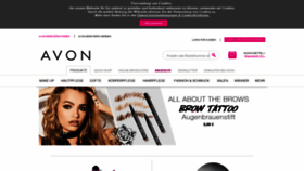 What Avon.de website looked like in 2019 (5 years ago)