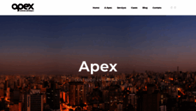 What Apexagencia.com.br website looked like in 2019 (5 years ago)