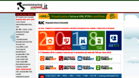 What Amministrazionicomunali.net website looked like in 2019 (6 years ago)