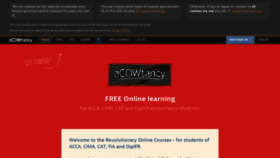 What Acowtancy.com website looked like in 2019 (5 years ago)