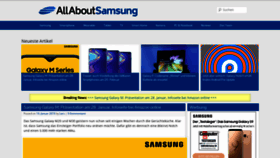 What Allaboutsamsung.de website looked like in 2019 (5 years ago)