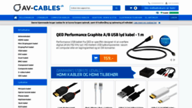 What Av-cables.dk website looked like in 2019 (5 years ago)