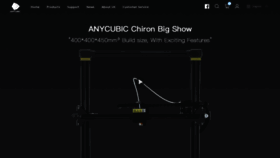 What Anycubic3d.com website looked like in 2019 (5 years ago)