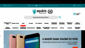 What Aquario.pt website looked like in 2019 (5 years ago)